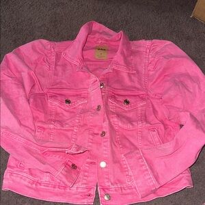 Barbie Vibrant Pink Denim Jacket